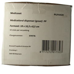 Medica Medicatieroldispenser groot PP 10 Stuks