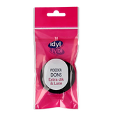 Idyl Poederdons zwart extra dik & luxe 1 Stuks