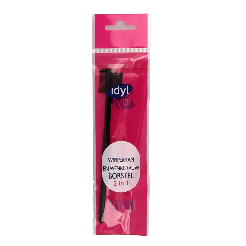 Idyl Wimperkam & wenkbrauwborstel 2-in-1 1 Stuks
