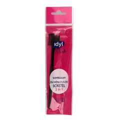 Idyl Wimperkam & wenkbrauwborstel 2-in-1 1 Stuks