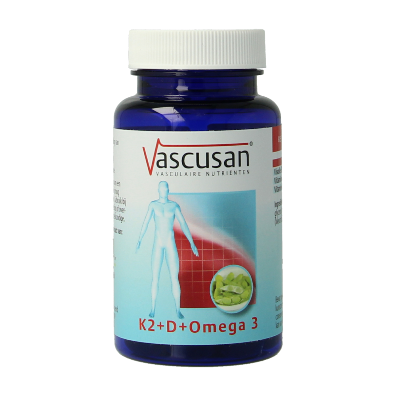 Vascusan K2 vit D omega 3 60 Capsules