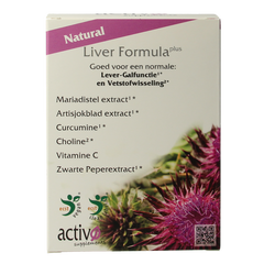 Activo Liver formula plus 60 Vegetarische capsules