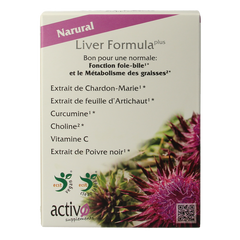 Activo Liver formula plus 60 Vegetarische capsules