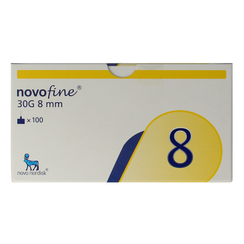 Novo Nordisk Novofine naalden 0.30 x 8 mm 30 gram 100 Stuks