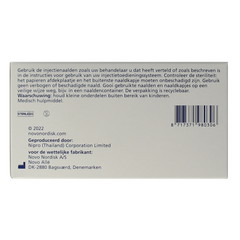 Novo Nordisk Novofine naalden 0.30 x 8 mm 30 gram 100 Stuks