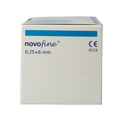 Novo Nordisk Novofine naalden 0.25 x 6 mm 31 gram 100 Stuks