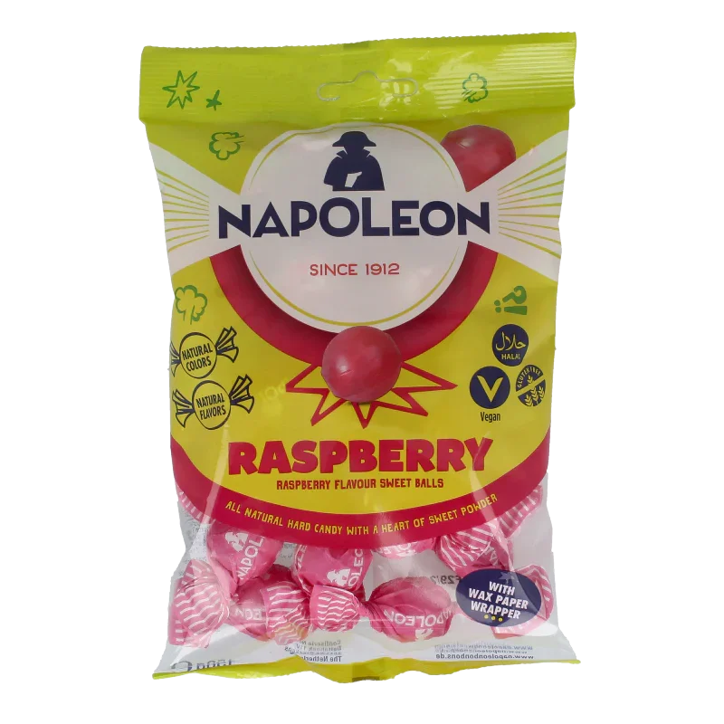 Napoleon Framboos kogels 150 Gram