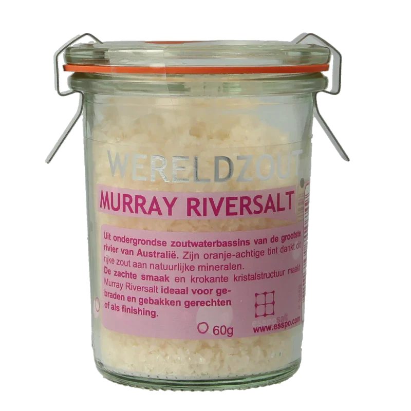 Esspo Wereldzout Murray River Salt glas 60 Gram