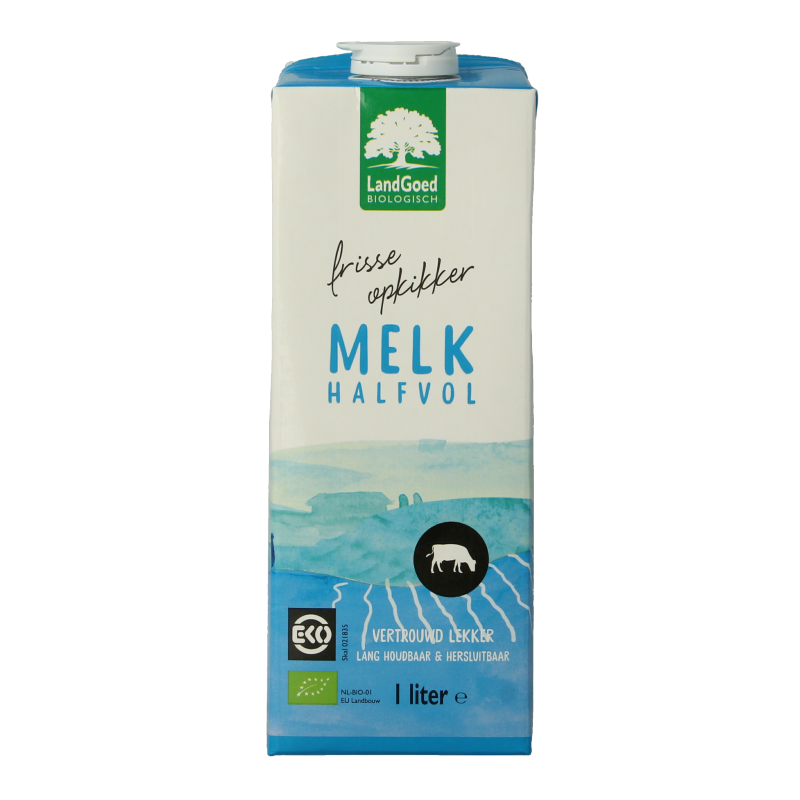 Landgoed Halfvolle melk bio 1 Liter