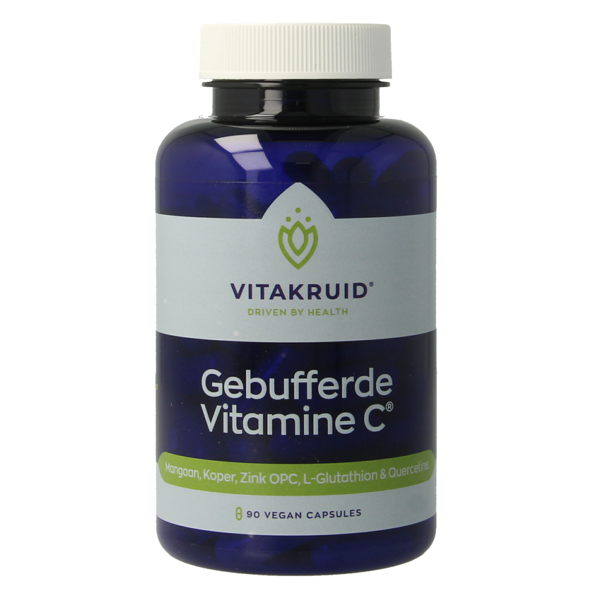 Vitakruid Gebufferde Vitamine C met oa Zink OPC Quercetine 90.00 Vegetarische capsules