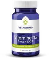 Vitakruid Vitamine D3 5 mcg / 200 IE 240 Tabletten
