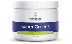 Vitakruid Super Greens 25 nutrienten oa probiotica & enzymen 220 Gram