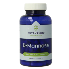 Vitakruid D-Mannose 500 gewonnen uit Cranberry 90.00 Vegetarische capsules