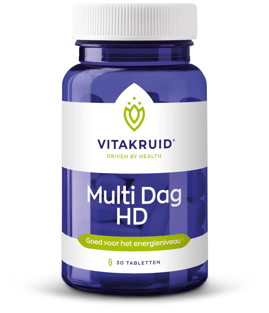 Vitakruid Multi Dag HD 100% Vegan 30 Tabletten