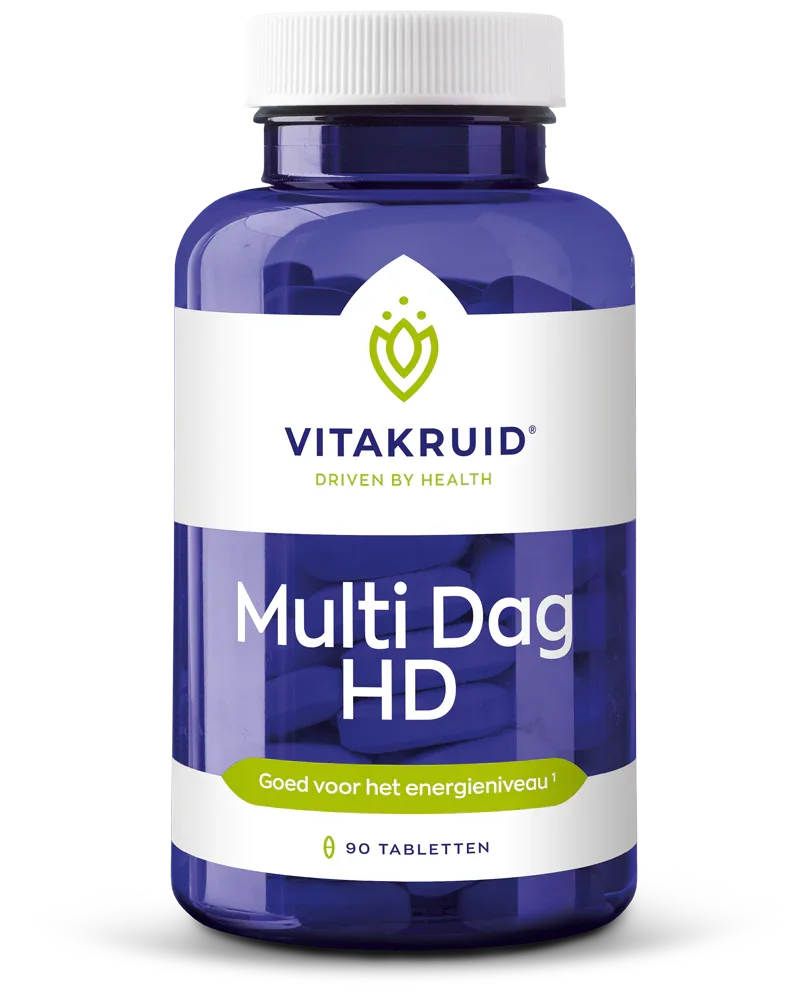 Vitakruid Multi Dag HD 100% Vegan 90 Tabletten