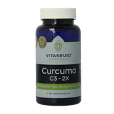 Vitakruid Curcuma C3-2X (95% curcuminoiden) met Bioperine 60.00 Vegetarische capsules