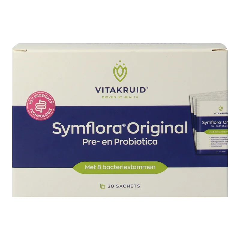 Vitakruid Symflora Original Pre- en Probiotica 8 stammen 30 Sachets