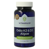 Vitakruid Osta K2 & D3 Algae met Calcium & Magnesium 90.00 Tabletten