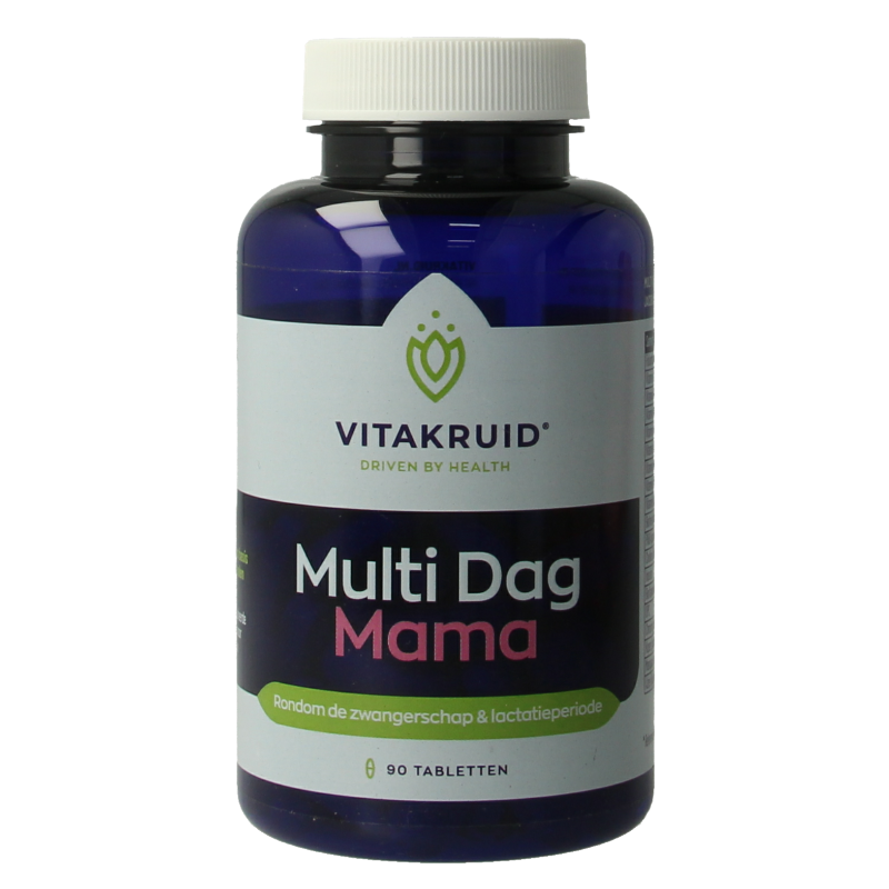 Vitakruid Multi Dag Mama 100% Vegan 90 Tabletten