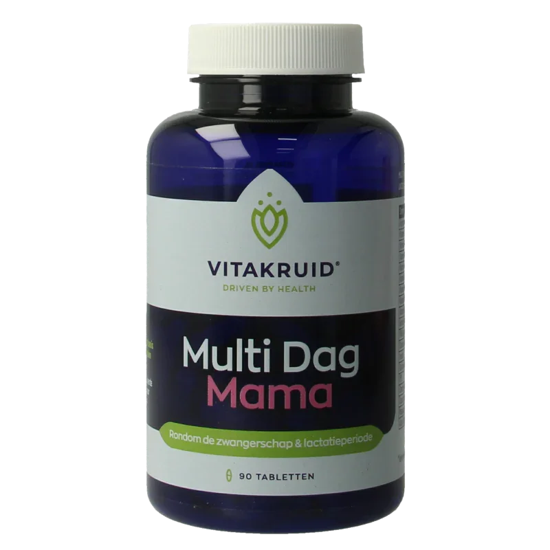 Vitakruid Multi Dag Mama 100% Vegan 90 Tabletten