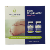 Vitakruid Multi Dag & Nacht Mama 100% Vegan 2 x 30 60 Tabletten