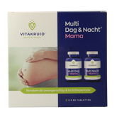 Vitakruid Multi Dag & Nacht Mama 100% Vegan 2 x 90 180 Tabletten