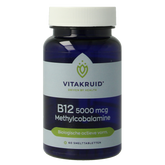 Vitakruid B12 5000 mcg Actief Methylcobalamine 60.00 Smelttabletten