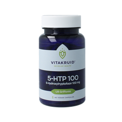 Vitakruid 5-HTP 100mg 60.00 Vegetarische capsules