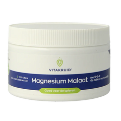 Vitakruid Magnesium Malaat met Vitamine B6 (P-5-P) 120 Gram