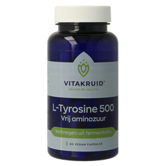 Vitakruid L-Tyrosine 500mg uit fermentatie 60.00 Vegetarische capsules