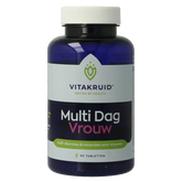 Vitakruid Multi Dag Vrouw 100% Vegan 90 Tabletten