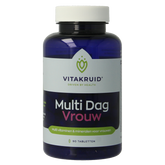 Vitakruid Multi Dag Vrouw 100% Vegan 90 Tabletten