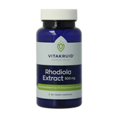 Vitakruid Rhodiola extract 500 mg 3% Rosavin 1% Salidroside 60 Vegetarische capsules