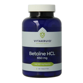 Vitakruid Betaine HCL 650mg & pepsine 160mg 120 Tabletten