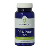 Vitakruid PEA Puur 400 OptiPEA Palmitoylethanolamide 60 Vegetarische capsules