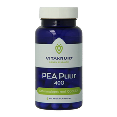 Vitakruid PEA Puur 400 OptiPEA Palmitoylethanolamide 60 Vegetarische capsules