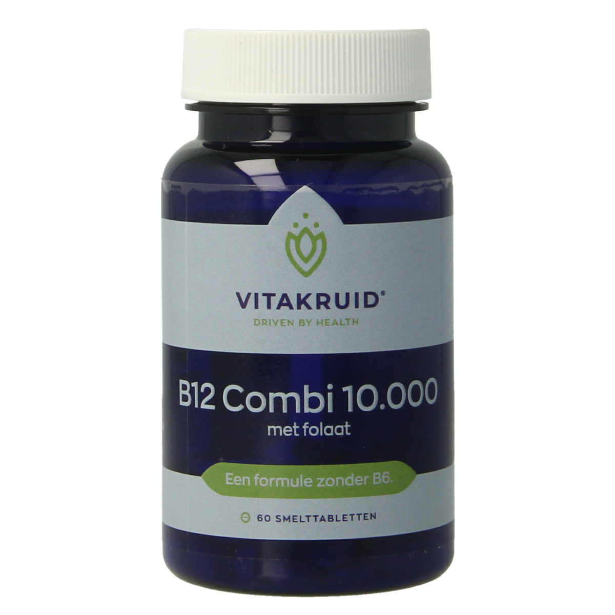 Vitakruid B12 Combi 10.000 met Actief Folaat 60.00 Smelttabletten