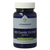 Vitakruid B12 Combi 10.000 met Actief Folaat 60.00 Smelttabletten
