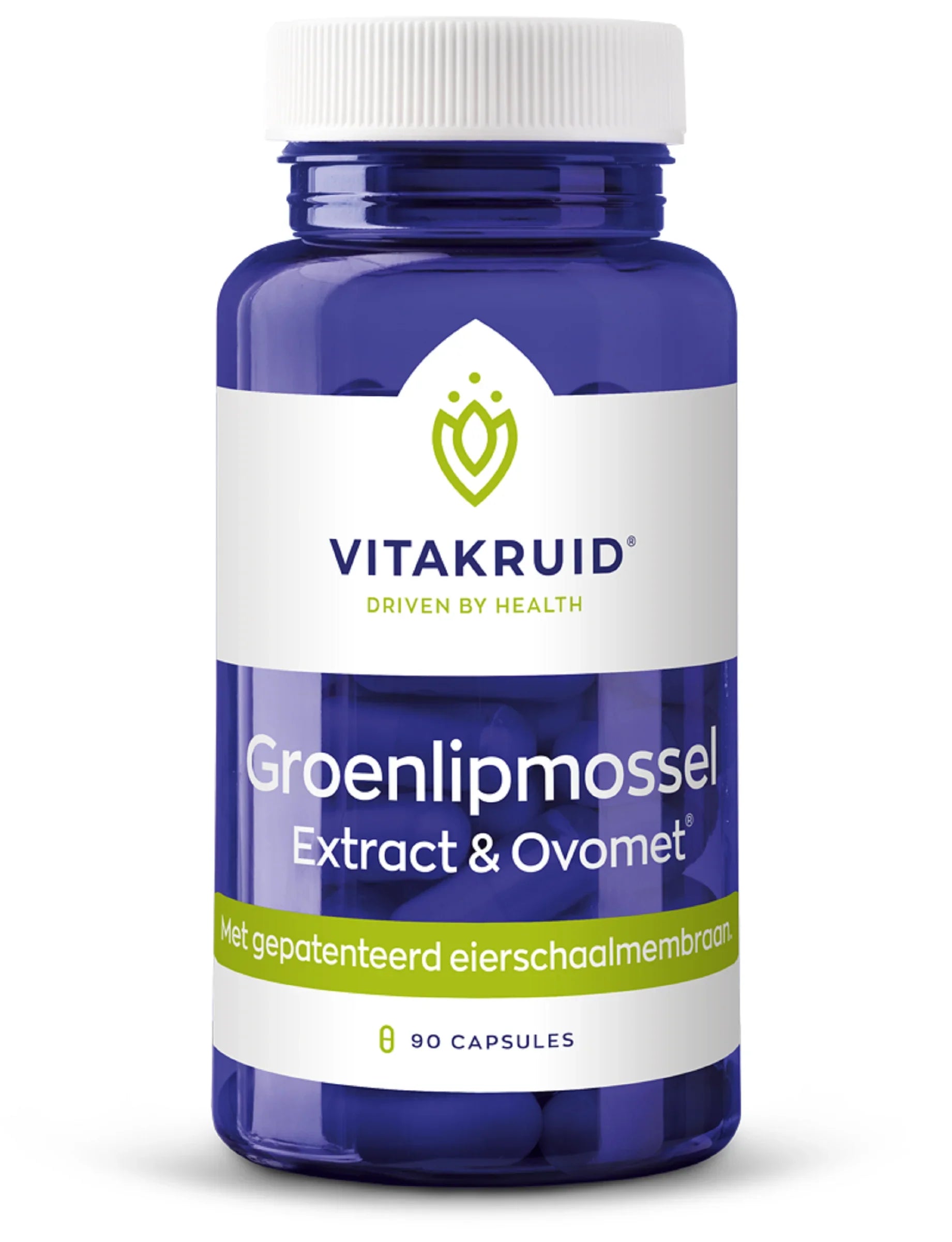 Vitakruid Groenlipmossel extract & Ovomet Eierschaalmembraam 90 Capsules