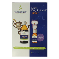 Vitakruid Multi Dag & Nacht Junior 100% Vegan 360 Milliliter