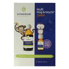 Vitakruid Multi Dag & Nacht Junior 100% Vegan 360.00 Milliliter