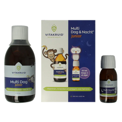 Vitakruid Multi Dag & Nacht Junior 100% Vegan 360 Milliliter