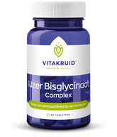 Vitakruid IJzer Bisglycinaat 28 Complex oa Koper Vitamine C 90 Tabletten