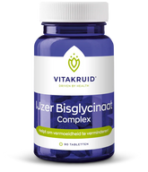 Vitakruid IJzer Bisglycinaat 28 Complex oa Koper Vitamine C 90 Tabletten