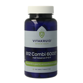Vitakruid B12 Combi 6.000 met Actief Folaat 120.00 Smelttabletten