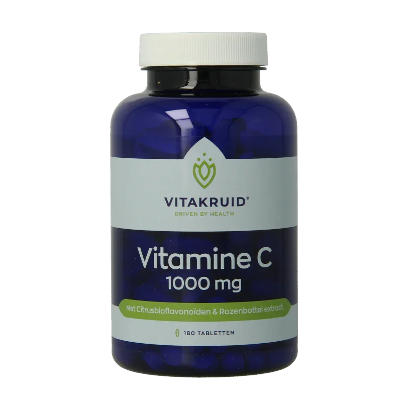 Vitakruid Vitamine C 1000 met Bioflavonoiden & Rozenbottel 180.00 Tabletten