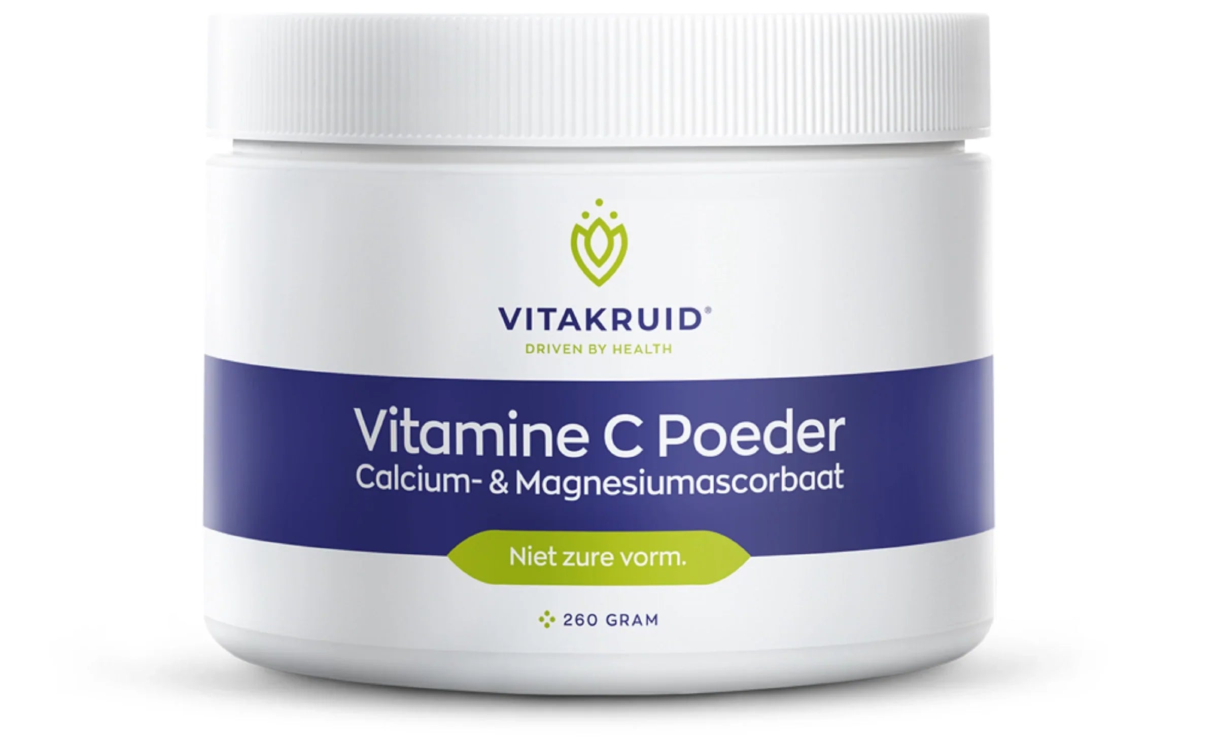 Vitakruid Vitamine C poeder calcium- & magnesiumascorbaat 260 Gram