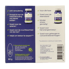 Vitakruid Multi Dag & Nacht Man 100% Vegan 2 x 30 60 Tabletten