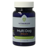 Vitakruid Multi Dag Man 100% Vegan 30 Tabletten
