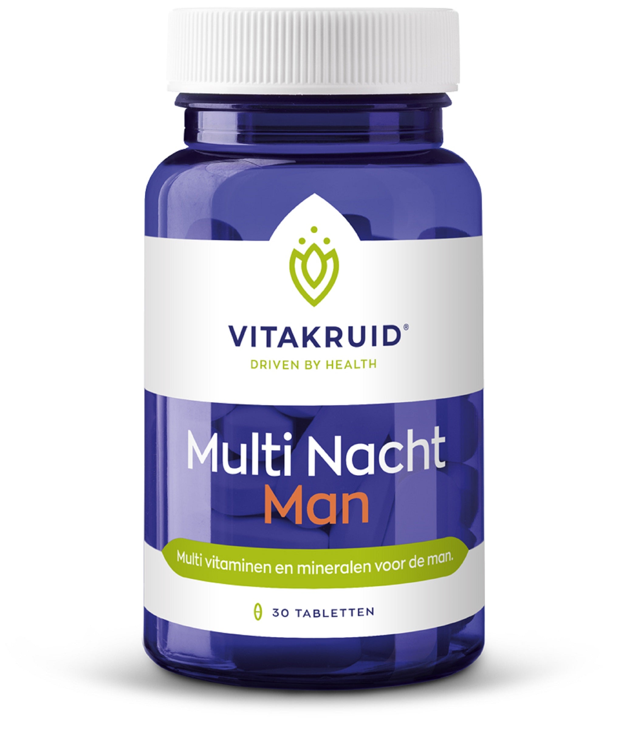 Vitakruid Multi Nacht Man 100% Vegan 30.00 Tabletten